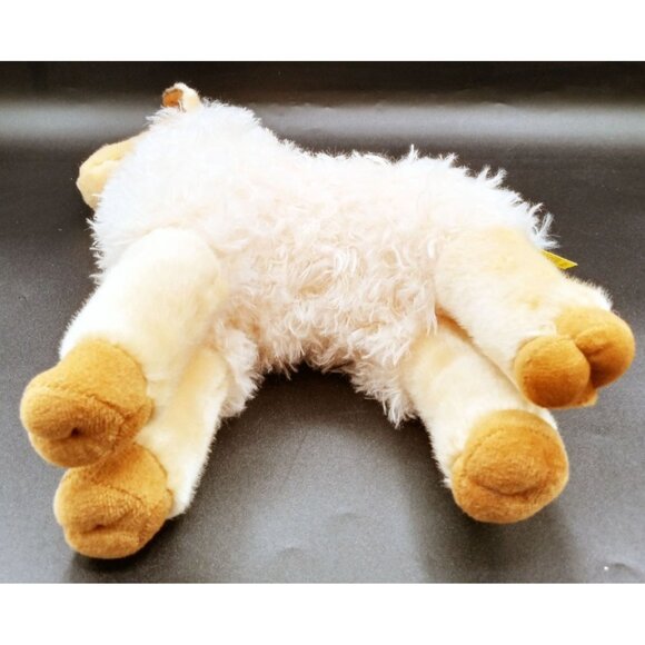 Miyoni By Aurora Standing Plush Llama Soft Cream Stuffed Animal Toy 12" Tall - Picture 12 of 14